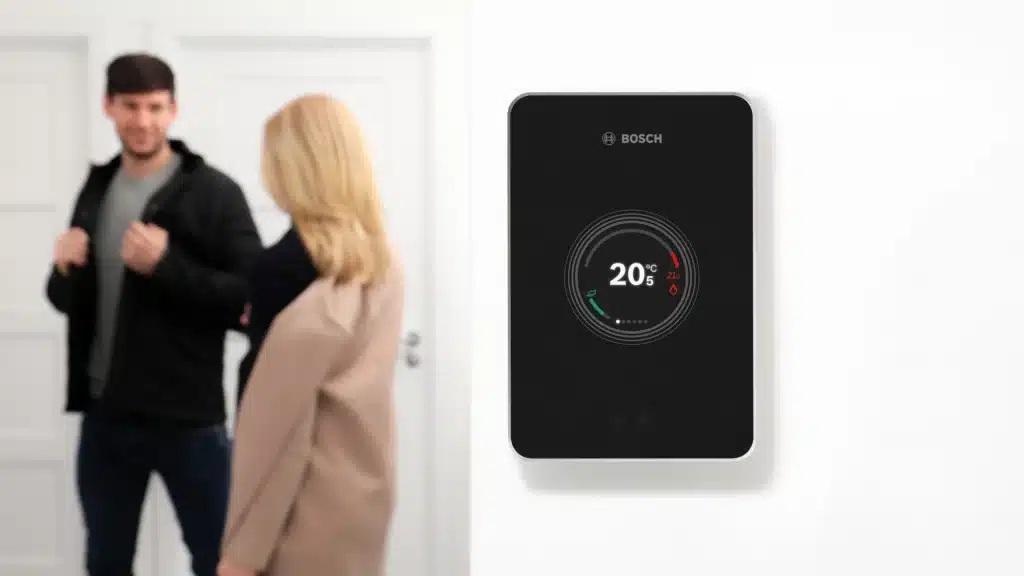 Picture of a wall mounted boiler control